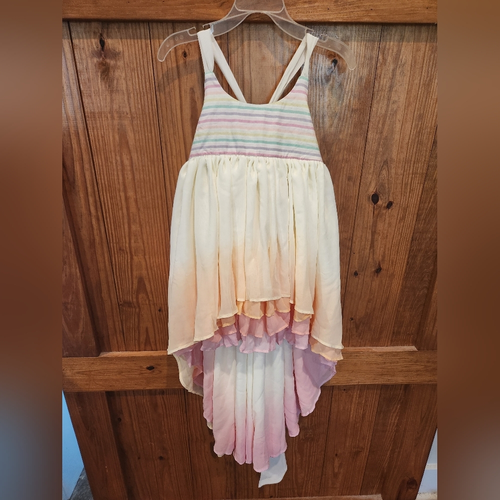 Pastel Rainbow Kids Dress
